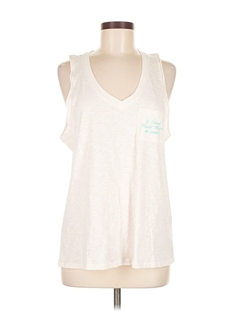 Assorted Brands Sleeveless T-shirt In White