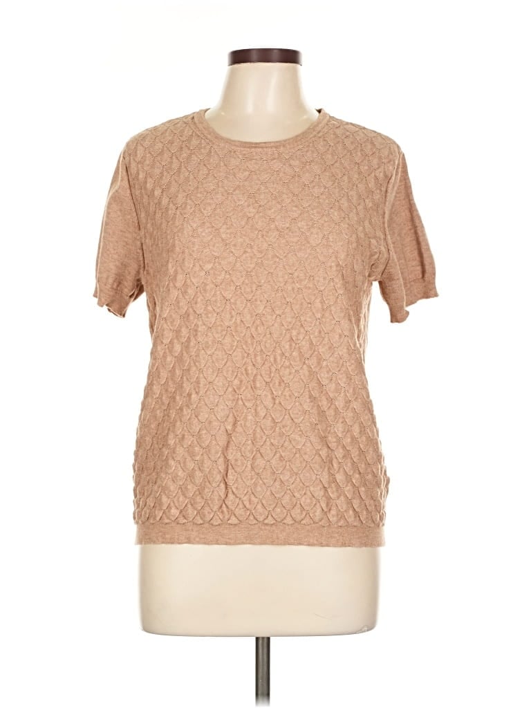 Pre-owned Well Worn Pullover Sweater In Brown