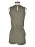 Olive and Oak 100% Rayon Solid Green Romper Size XS - photo 2