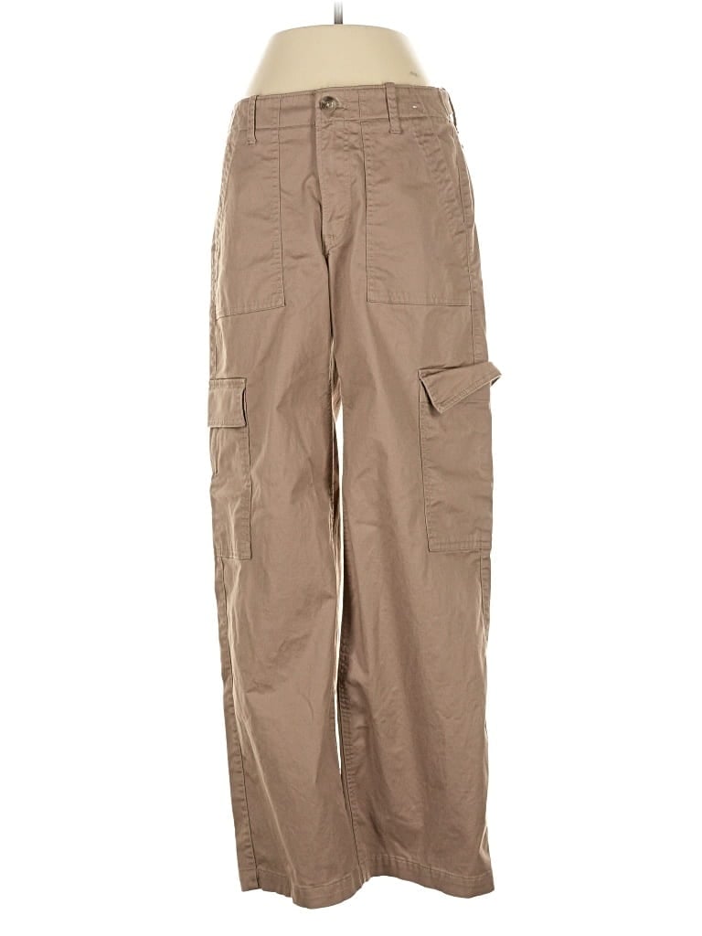 Pre-owned Abercrombie & Fitch Cargo Pants In Brown