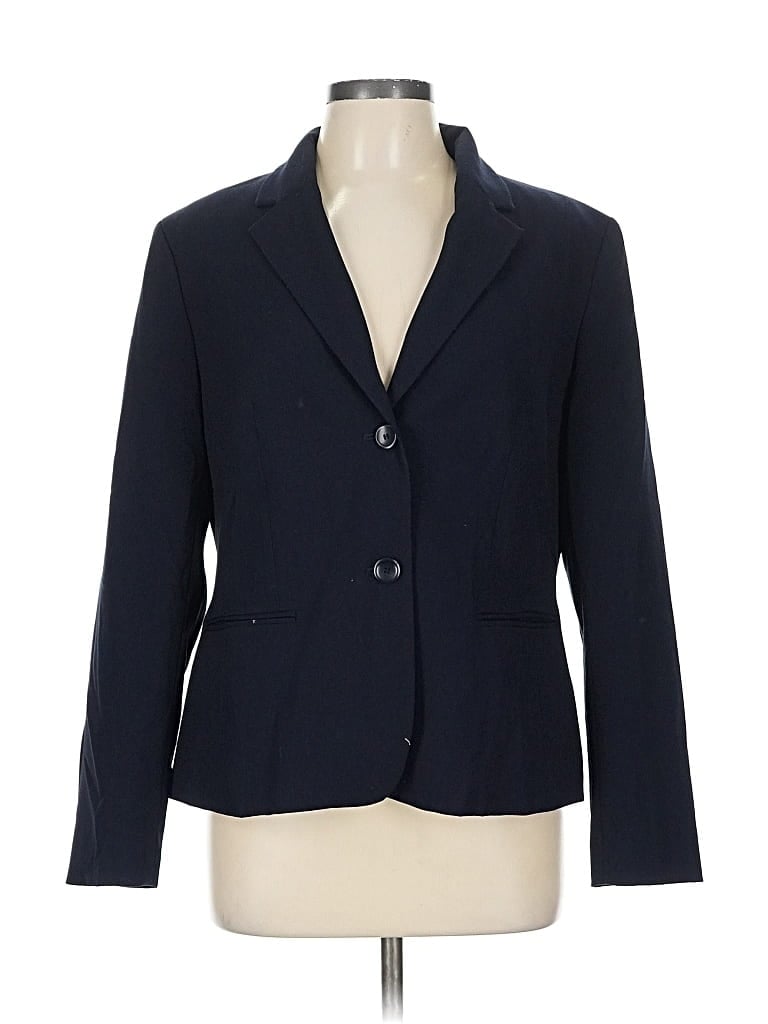 Pre-owned Nine West Blazer Jacket In Blue