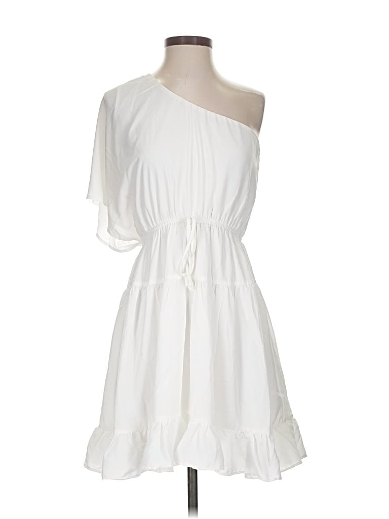 Pre-owned L Love Casual Dress In White