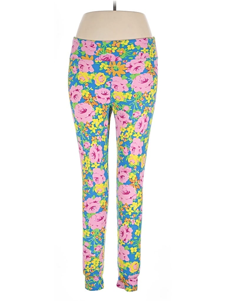 Pre-owned Lularoe Yoga Pants In Pink