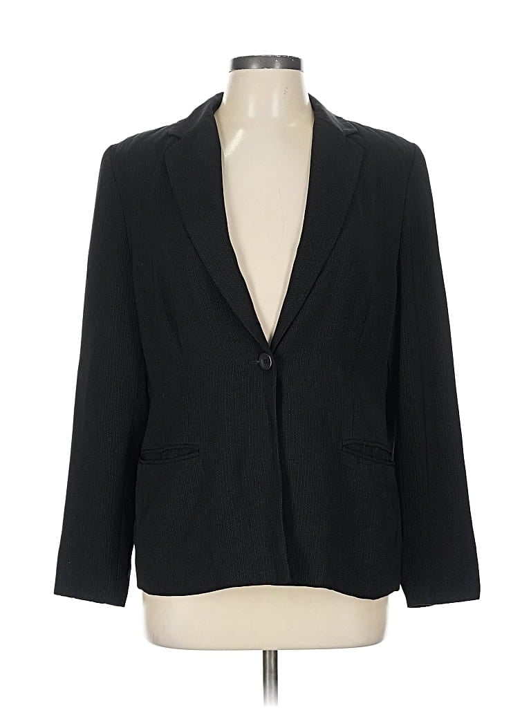 Pre-owned Valerie Stevens Blazer Jacket In Black