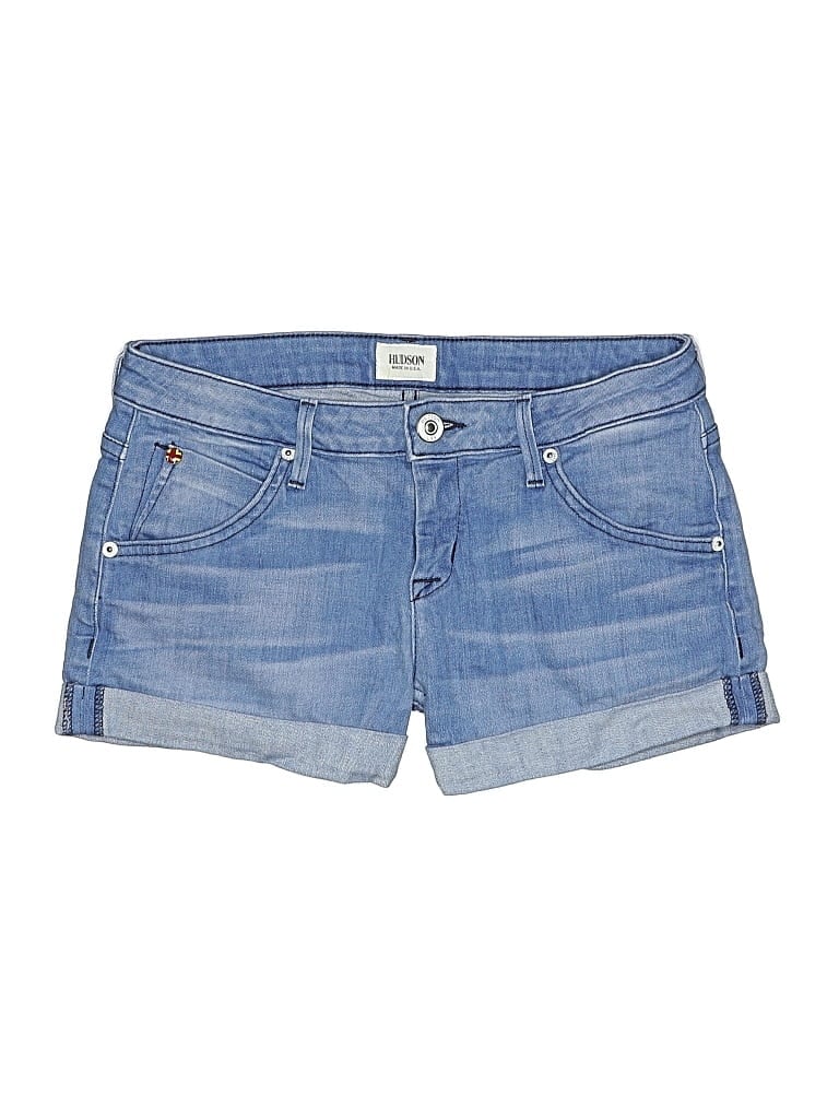 Pre-owned Hudson Denim Shorts In Blue