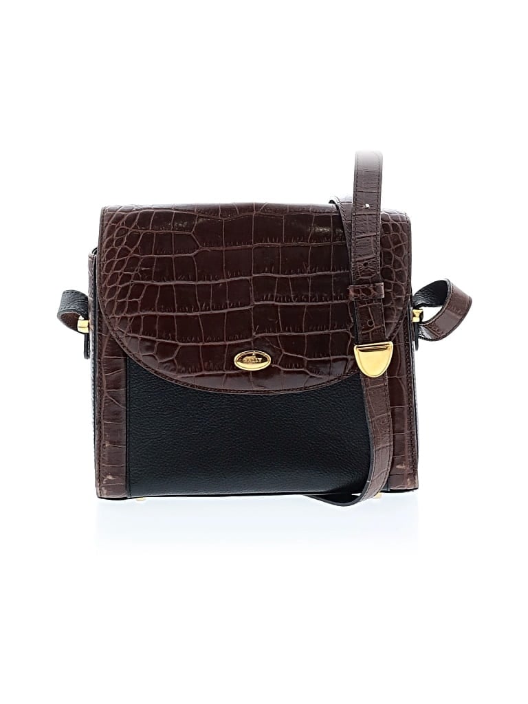 Pre-owned Bally Leather Crossbody Bag In Brown
