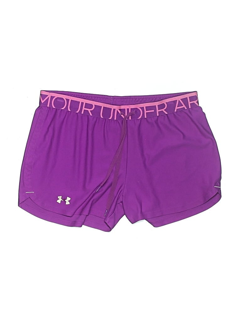 Pre-owned Under Armour Athletic Shorts In Purple