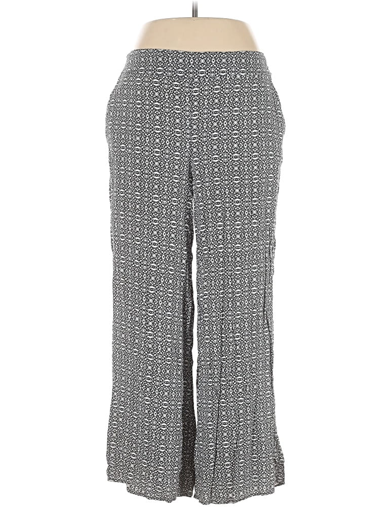 Pre-owned Ava & Viv Casual Pants In Gray