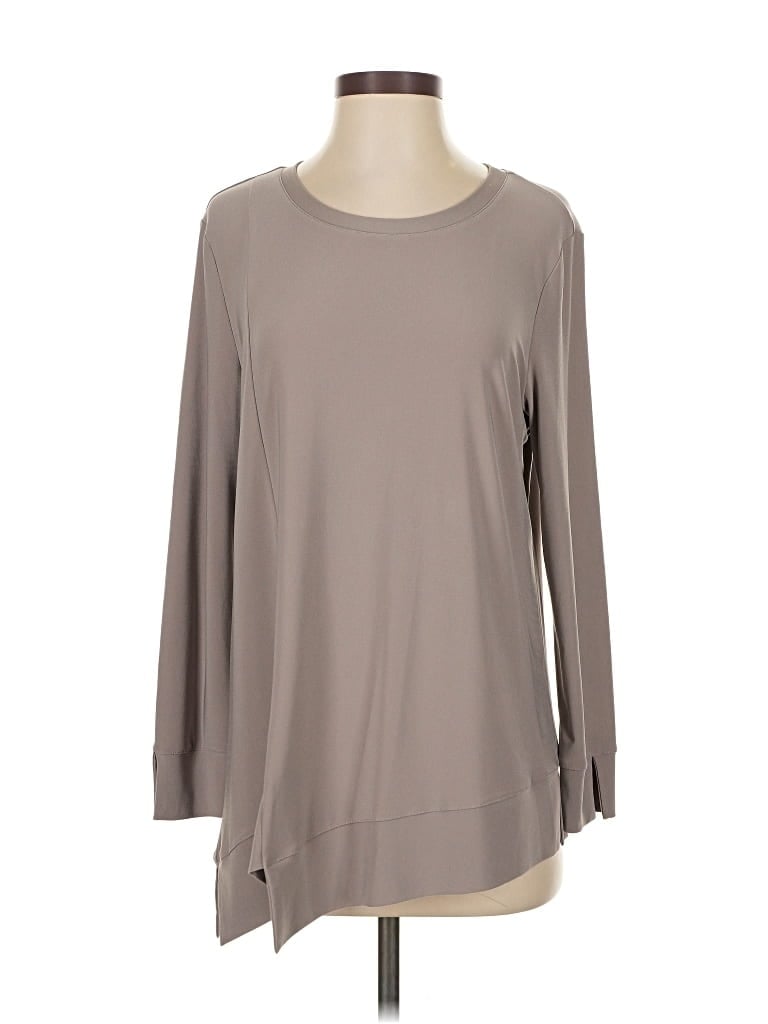 Pre-owned By Jj 3/4 Sleeve T-shirt In Gray