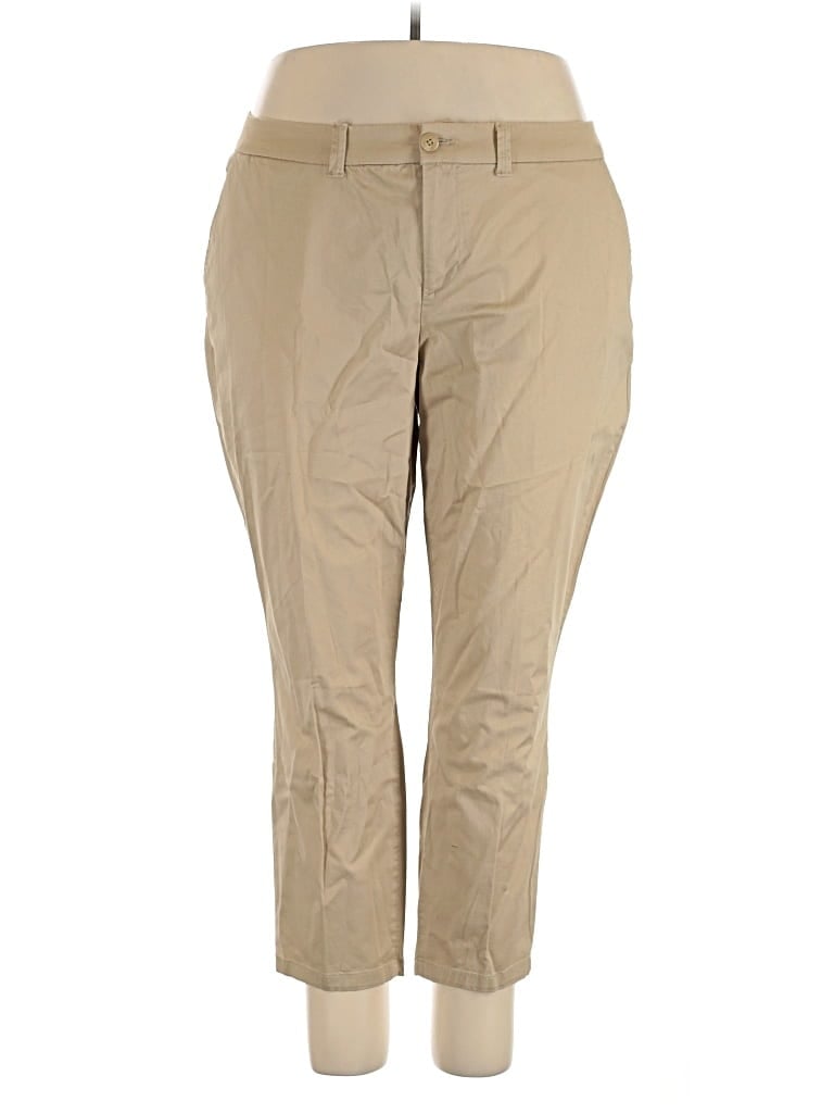 Pre-owned Jcpenney Khaki Pant In Brown