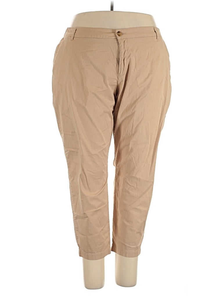 Pre-owned Pact Khaki Pant In Brown