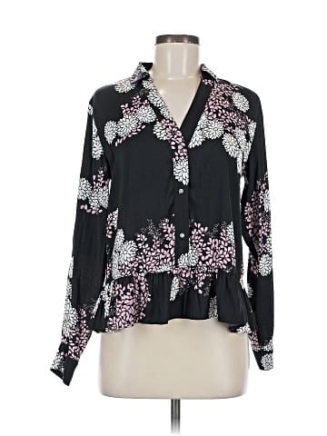 Josie Natori Long Sleeve Blouse (view 1)