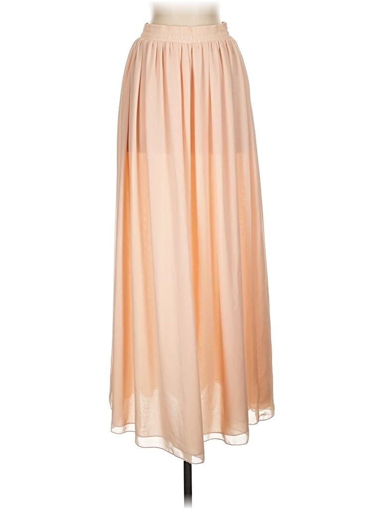 Pre-owned Assorted Brands Formal Skirt In Orange