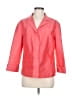 Carlisle Pink 3/4 Sleeve Button-Down Shirt Size 8 - photo 1