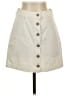Marine Layer 100% Cotton Solid Ivory Denim Skirt Size XS - photo 1
