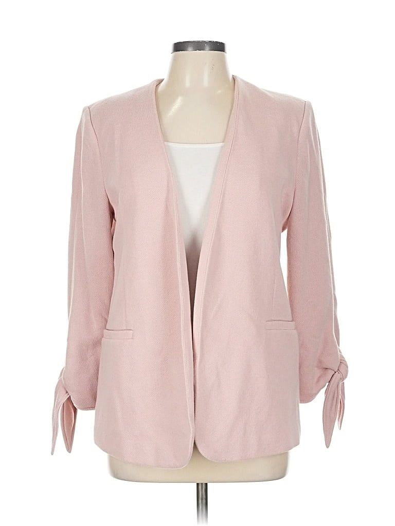 Pre-owned Olivia Moon Blazer Jacket In Pink