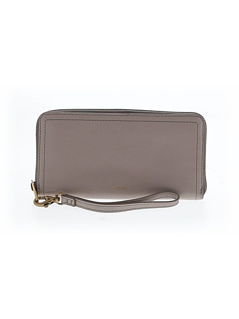 Pre-owned Fossil Leather Wallet In Brown