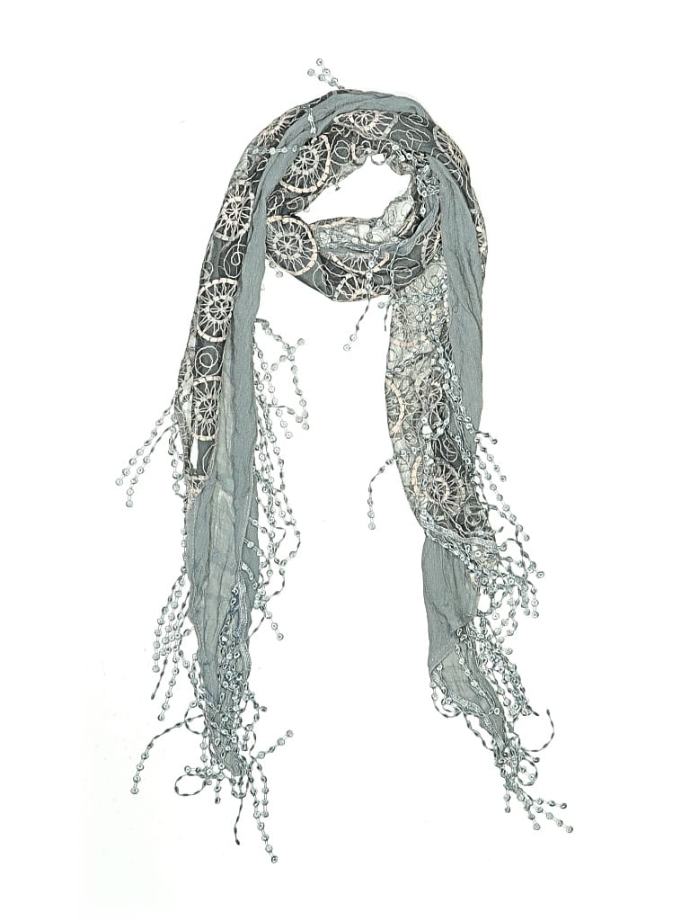 Pre-owned Unbranded Scarf In Blue