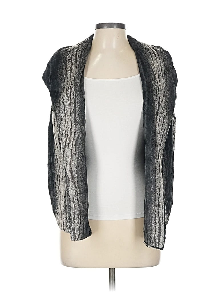 Pre-owned Tribal Vest In Gray