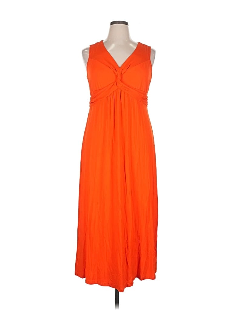 Pre-owned Signature Collection Casual Dress In Orange