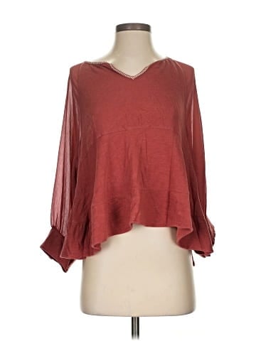 Akemi + Kin 3/4 Sleeve Top (view 1)