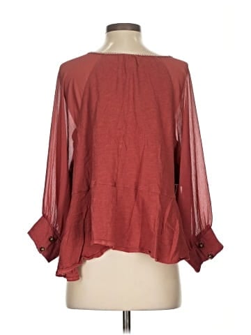 Akemi + Kin 3/4 Sleeve Top (view 2)