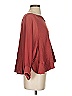 Akemi + Kin 100% Polyester Burgundy 3/4 Sleeve Top Size XS - photo 4