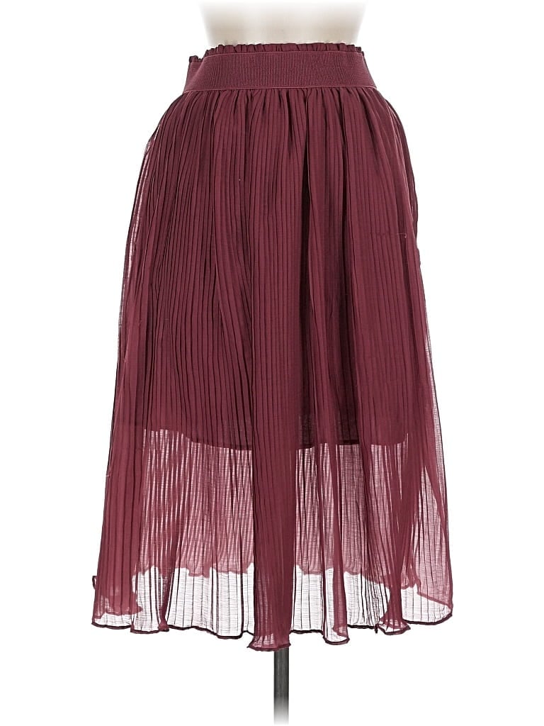 Pre-owned Roxy Casual Skirt In Burgundy