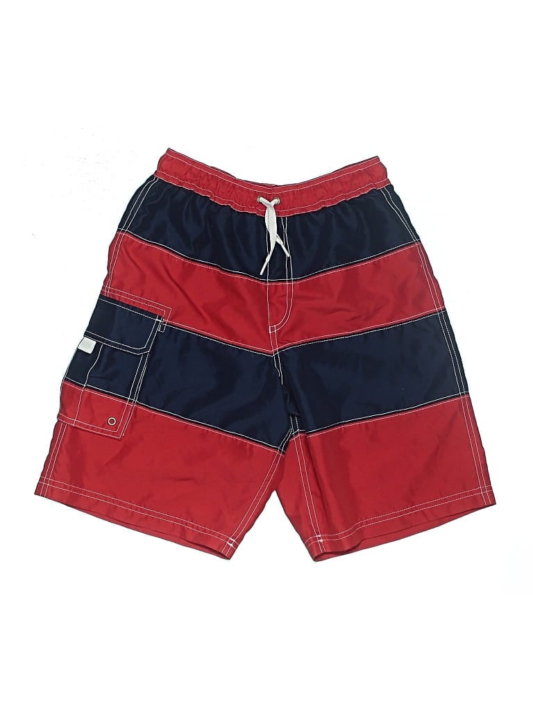 Pre-owned Hanna Andersson Kids' Board Shorts In Red