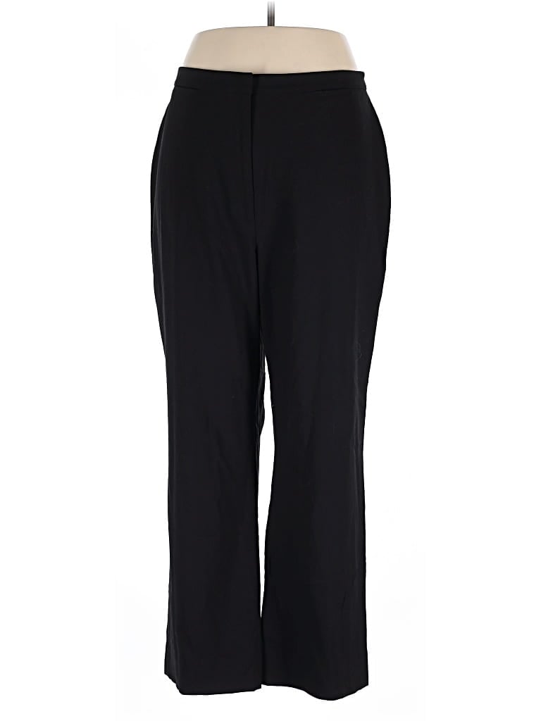 Pre-owned Classiques Entier Wool Pants In Black