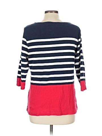 Christopher & Banks 3/4 Sleeve T-Shirt (view 2)