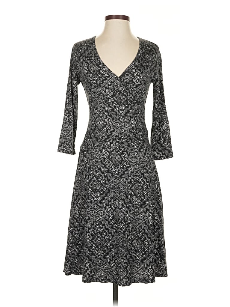 Pre-owned Garnet Hill Cocktail Dress In Gray