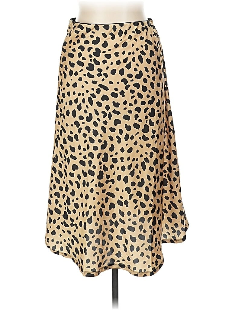 Pre-owned Assorted Brands Casual Skirt In Gold