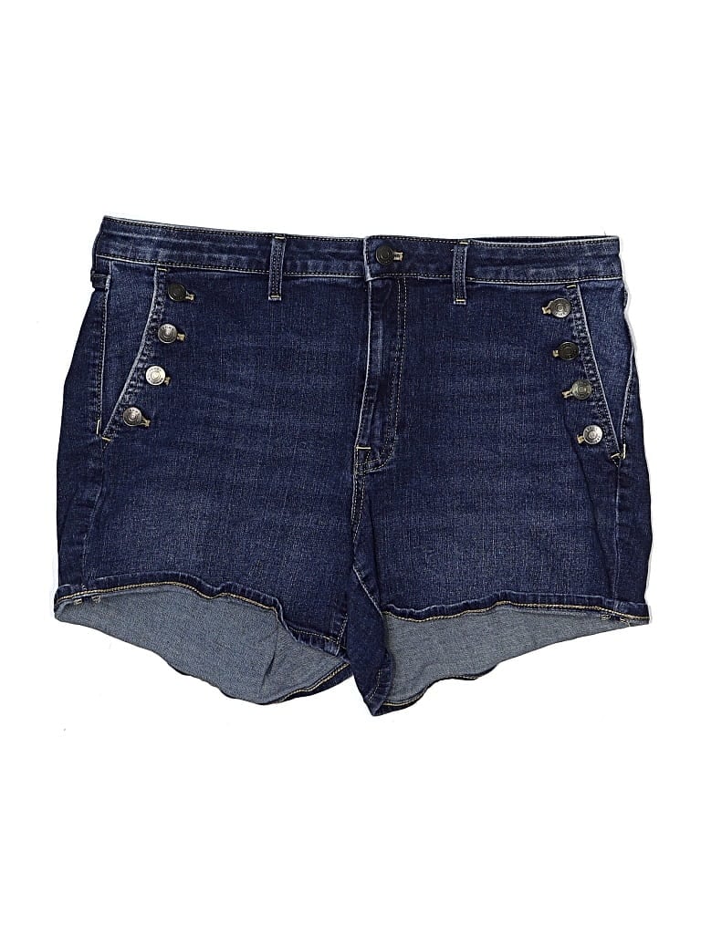 Pre-owned Tommy Hilfiger Denim Shorts In Blue