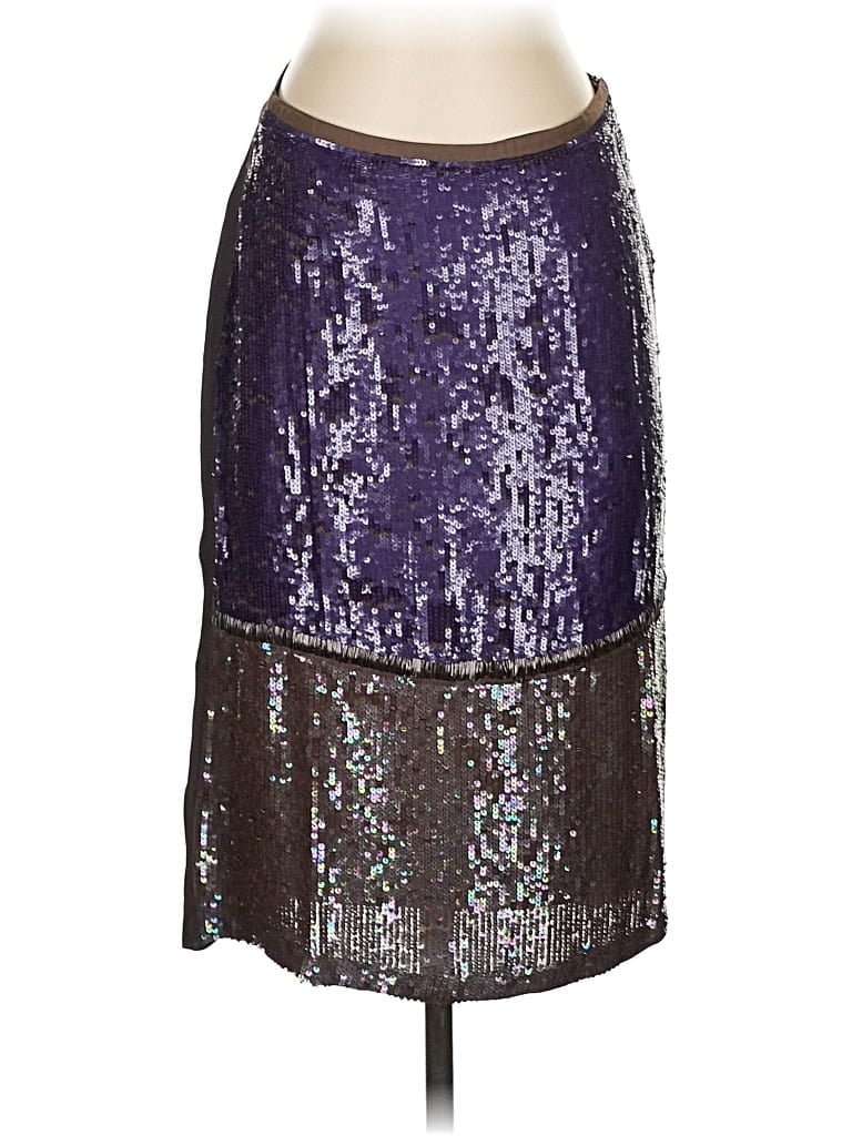 Pre-owned Cynthia Rowley Formal Skirt In Purple