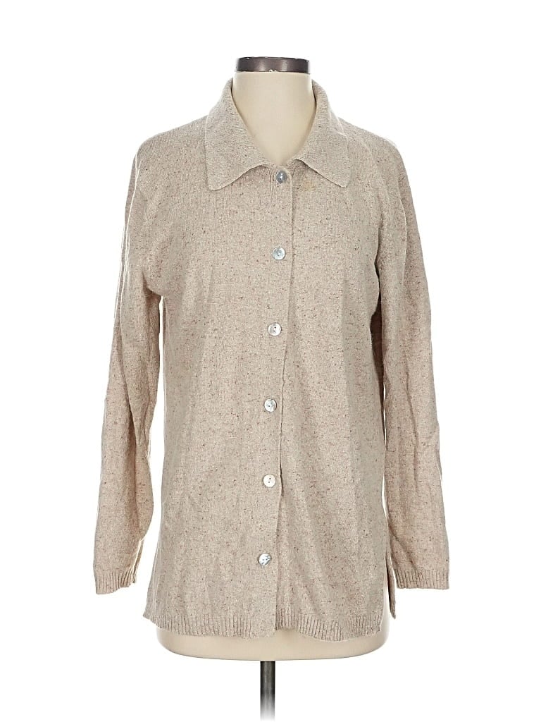 Pre-owned Victoria Holley Cardigan Sweater In Brown