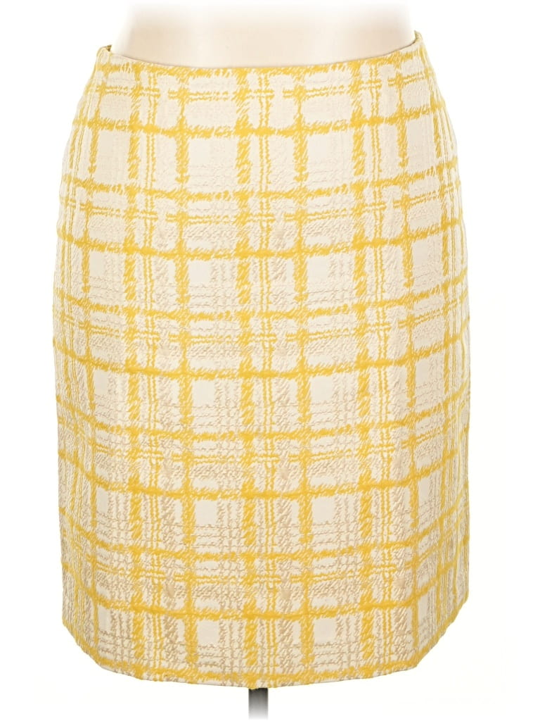 Pre-owned Talbots Formal Skirt In Yellow