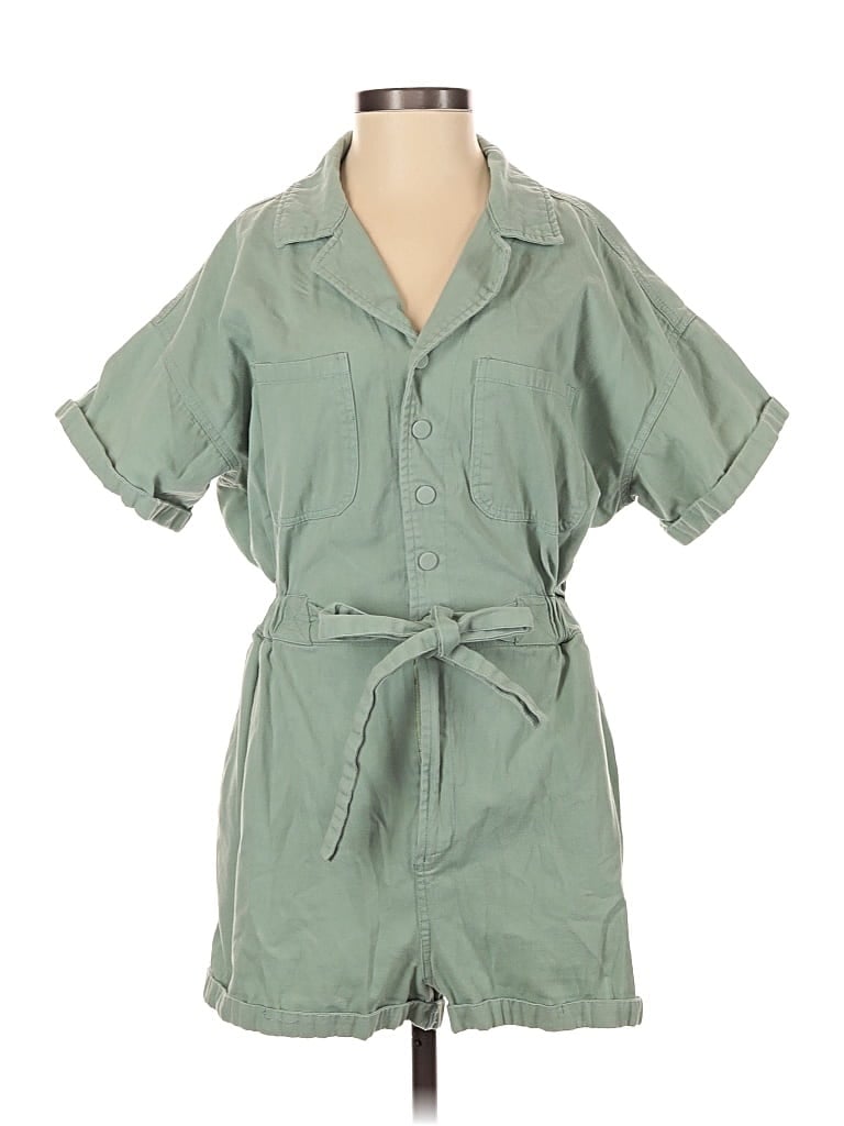 Pre-owned Jacquie The Label Romper In Green