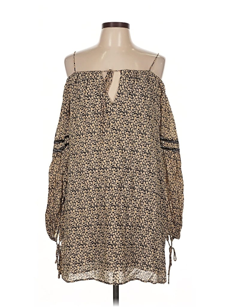 Pre-owned Trafaluc By Zara Casual Dress In Brown