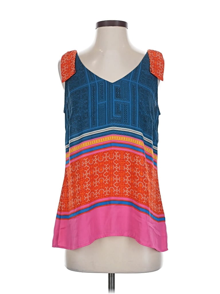 Pre-owned Cabi Sleeveless Blouse In Orange