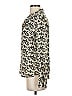 Maeve 100% Rayon Animal Print Ivory Long Sleeve Blouse Size 2 - photo 5