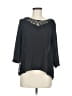 Hollywould Black 3/4 Sleeve Blouse Size M - photo 1