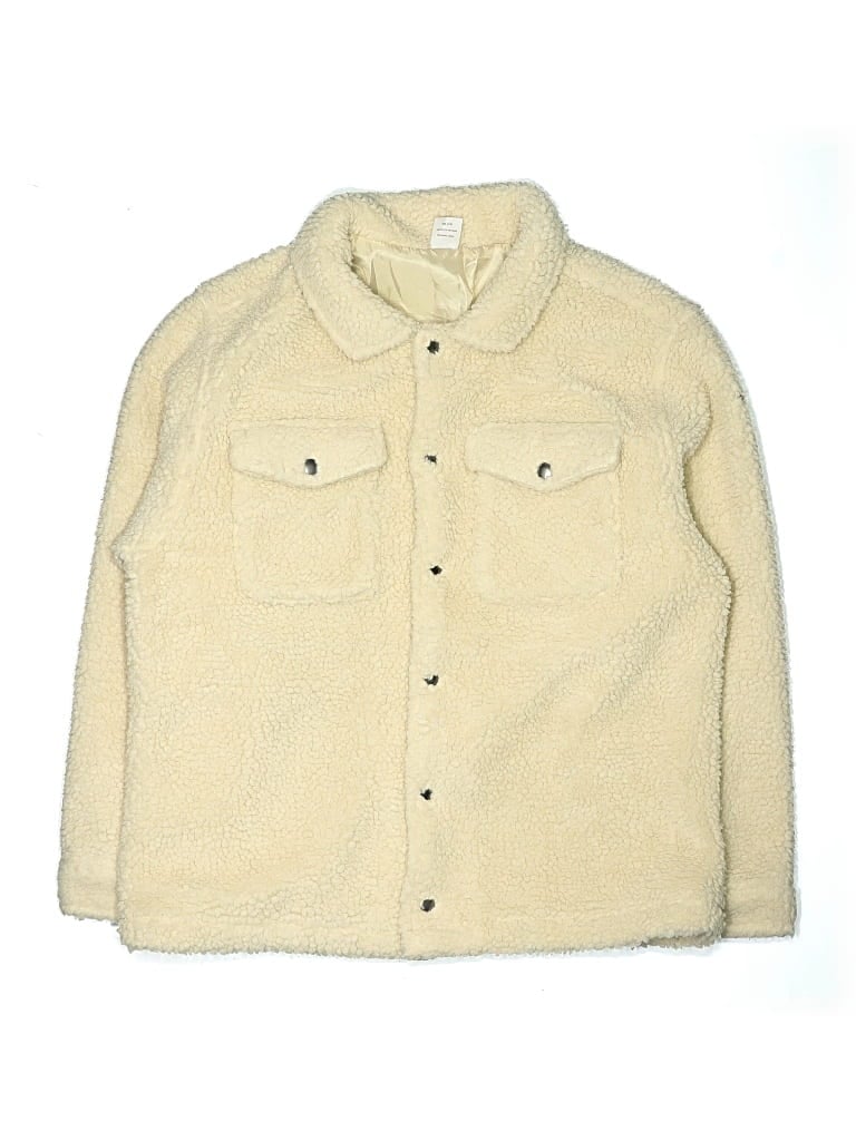 Pre-owned Wonder Nation Kids' Coat In White