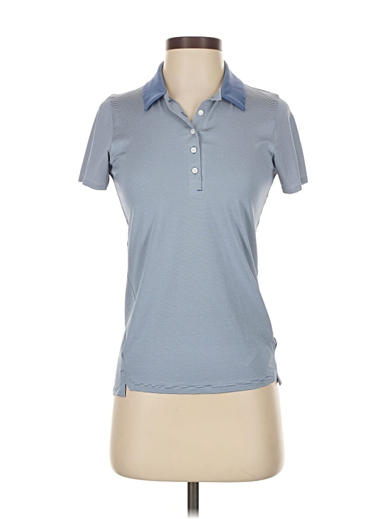 Pre-owned Kjus Short Sleeve Polo Shirt In Blue