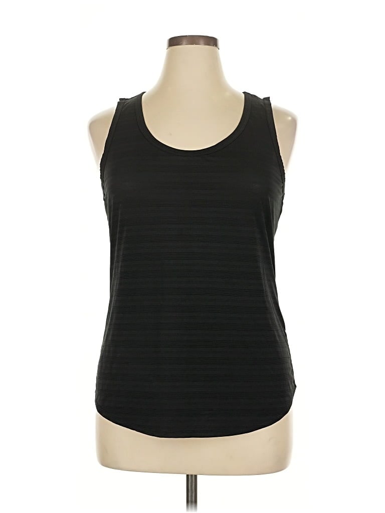 Pre-owned Daisy Fuentes Active Tank Top In Black