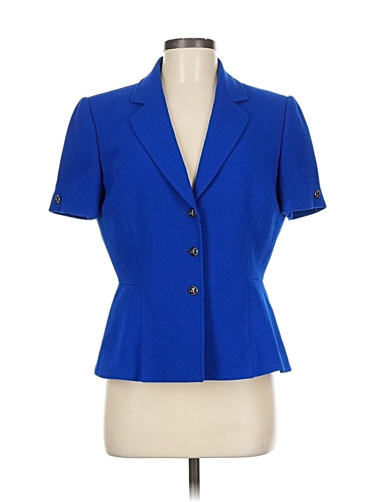 Pre-owned Tahari By Asl Blazer Jacket In Blue