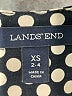 Lands' End Polka Dots Black Cocktail Dress Size XS - photo 7
