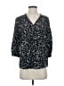 Gerard Darel Stars Blue 3/4 Sleeve Blouse Size 4 (36) - photo 1