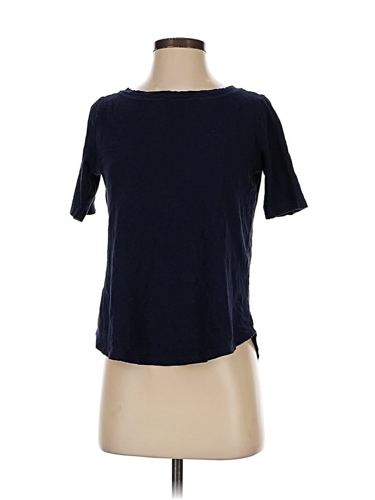 Pre-owned Ann Taylor Loft Short Sleeve T-shirt In Blue