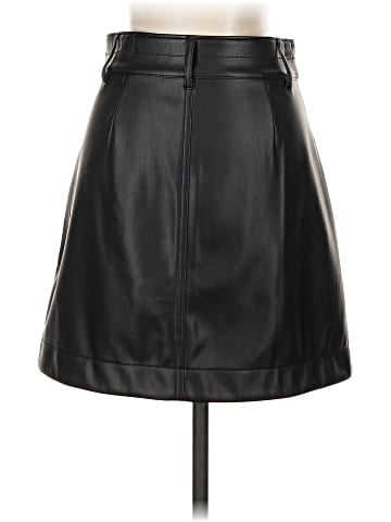 Madewell Faux Leather Skirt (view 2)